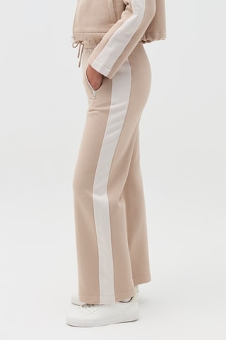 Broek wide legs - Beige
