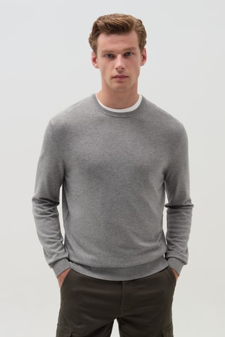 Trui - Gemêleerd Lichtgrijs