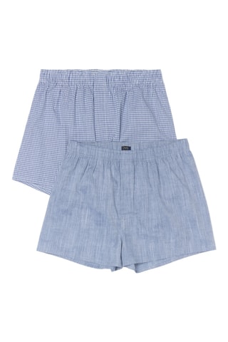 2 Boxershorts - Hemelsblauw
