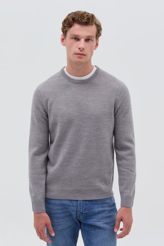 Trui - Gemêleerd Lichtgrijs