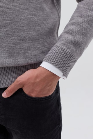 Trui - Gemêleerd Lichtgrijs