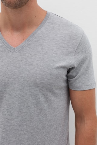 T-shirt - Gemêleerd Grijs