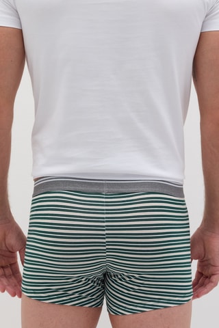 3 Biologisch Katoenen Boxers - gemêleerd grijs en donkergrijs