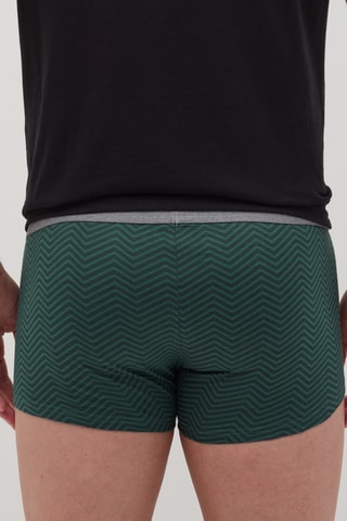 5 Biologisch Katoenen Boxers - Donkergroen en Donkergrijs