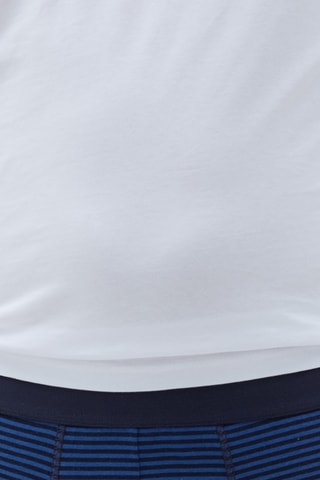 5 Biologisch Katoenen Boxers - Blauw en Wit