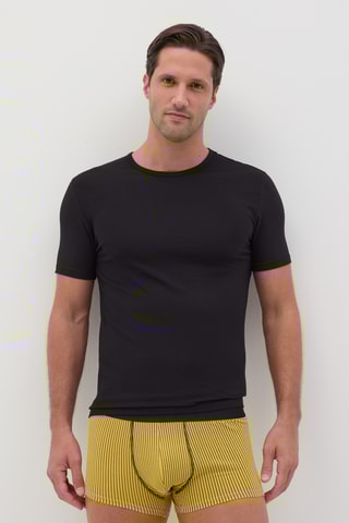 5 Biologisch Katoenen Boxers - Geel en Zwart