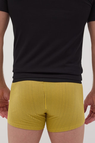 5 Biologisch Katoenen Boxers - Geel en Zwart
