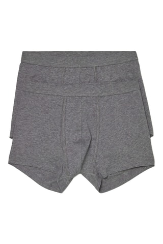 2 Boxers - Gemêleerd Grijs