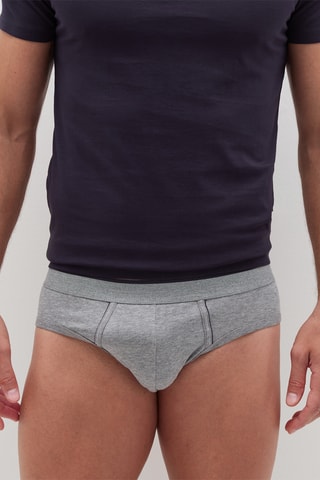 2 Slips - Gemêleerd Grijs