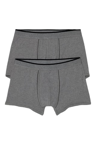 2 Boxers - Gemêleerd Grijs