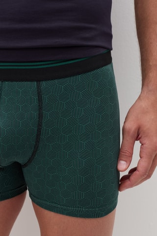 3 Biologisch Katoenen Boxers - Geel en Zwart