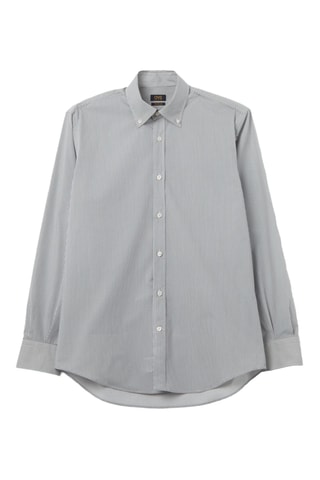 Overhemd - Wit en Kobaltblauw