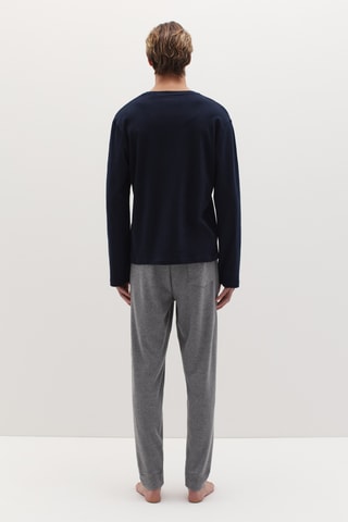 Pyjama - Marineblauw en Grijs