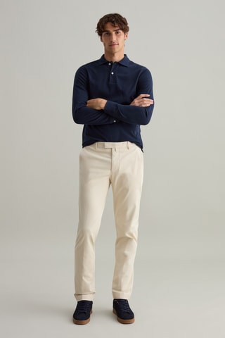 Biologisch Katoenen Polo - Marineblauw