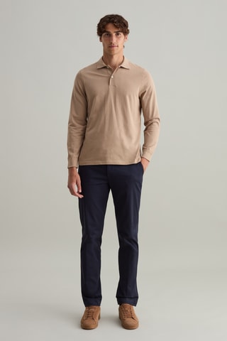 Biologisch Katoenen Polo - Beige