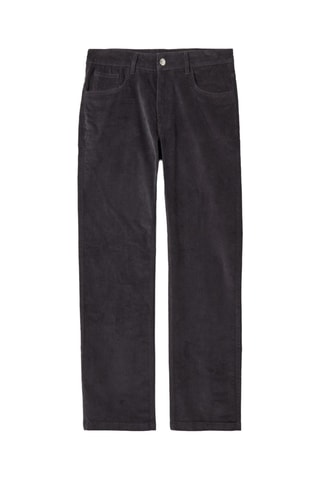 Velours Broek - Donkergrijs