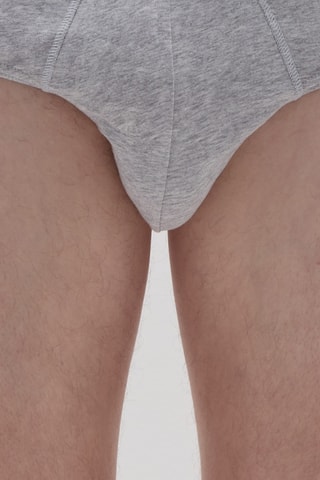 Biologisch Katoenen Slip - Gemêleerd Grijs