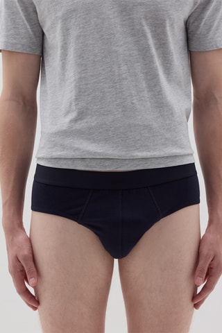 Biologisch Katoenen Slip - Marineblauw