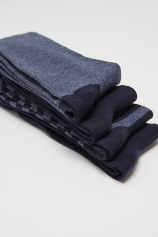 5 Paar Sokken - Donkerblauw