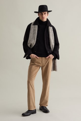 Sjaal Gemêleerd Bruin