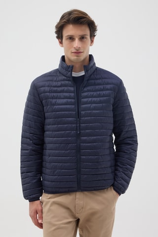 Gewatteerde Jas - Marineblauw