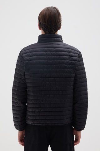 Gewatteerde Jas - Zwart