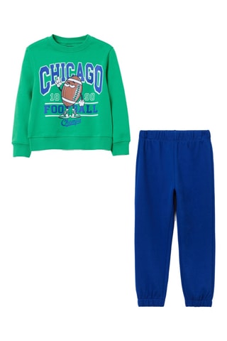 Sweater en Joggingbroek- Groen en Marineblauw