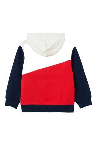 Sweater met capuchon - Wit en Rood