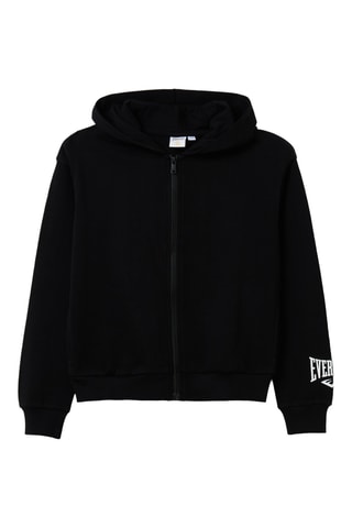 Sweater met capuchon - Zwart