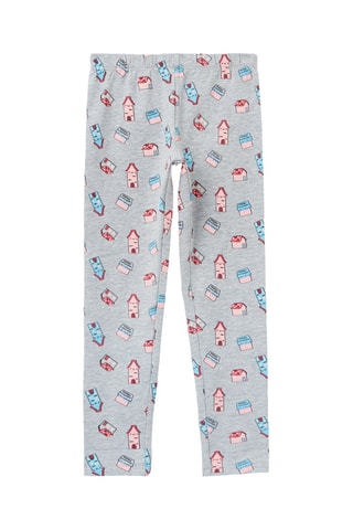 Legging - Gemêleerd Lichtgrijs