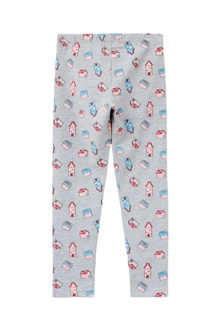 Legging - Gemêleerd Lichtgrijs