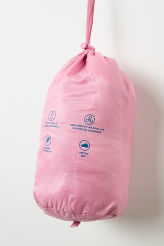 Gewatteerde jas met capuchon - Roze