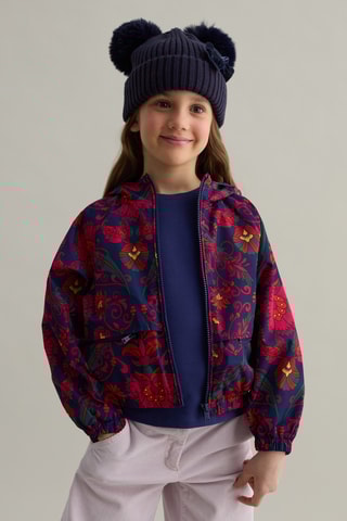 Jasje met capuchon - Fuchsia