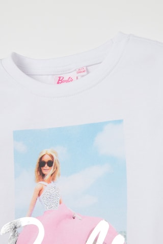T-shirt Barbie - Wit