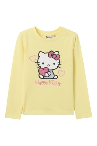 T-shirt Hello Kitty Sanrio - Geel