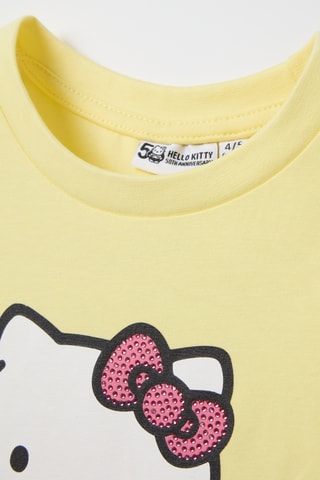 T-shirt Hello Kitty Sanrio - Geel