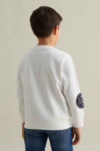 Sweater - Wit en Beige