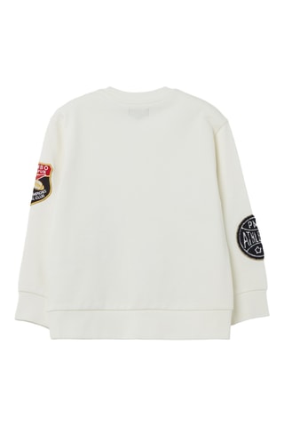 Sweater - Wit en Beige