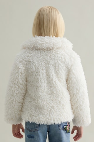 Casaco de pelo sintético - Branco