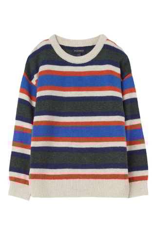 Trui - Marineblauw en Ecru