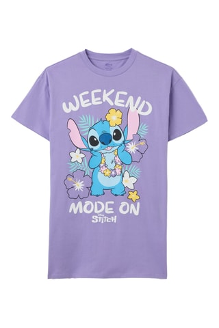 Biologisch Katoenen Nachthemd Stitch Lilo en Stitch Disney - Lichtpaars