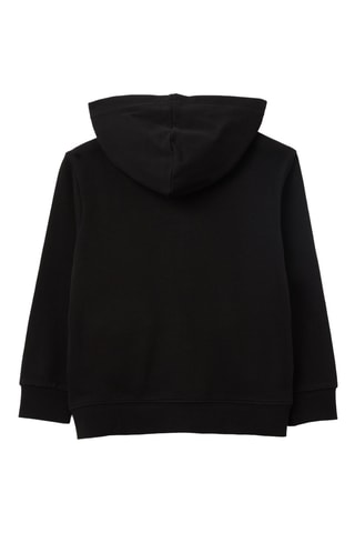 Biologisch Katoenen Sweater met Capuchon - Zwart