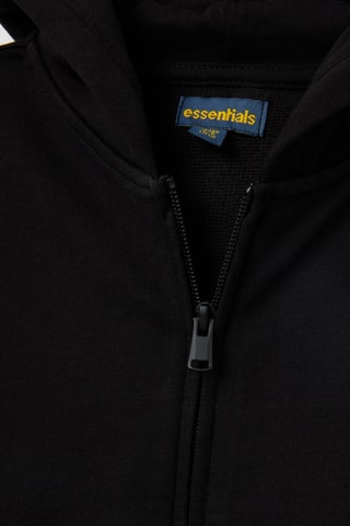 Biologisch Katoenen Sweater met Capuchon - Zwart