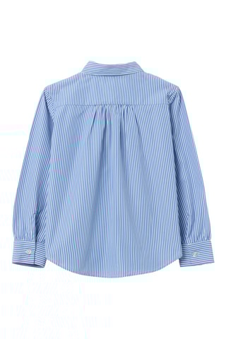 Blouse - Kobaltblauw en Wit