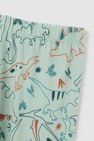 Biologisch Katoenen Pyjama Zeegroen