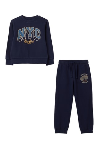 Sweater en Broek - Marineblauw