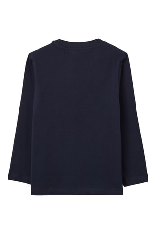 Biologisch Katoenen T-shirt - Marineblauw