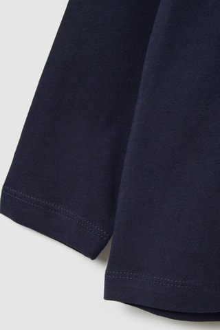 Biologisch Katoenen T-shirt - Marineblauw