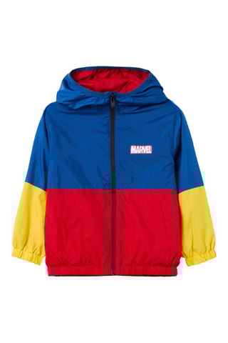 Windjack met Capuchon Spider-Man Avengers Marvel - Marineblauw en Rood