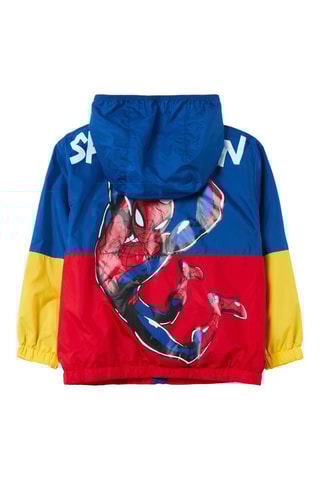 Windjack met Capuchon Spider-Man Avengers Marvel - Marineblauw en Rood